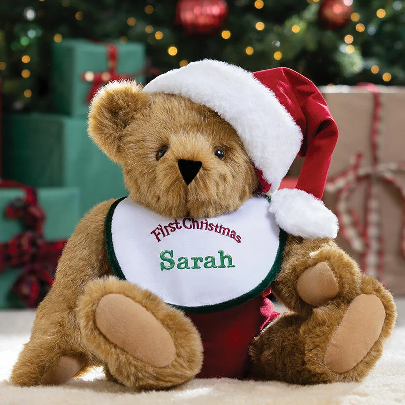 15 In. Baby's First Christmas Bear - Image 2