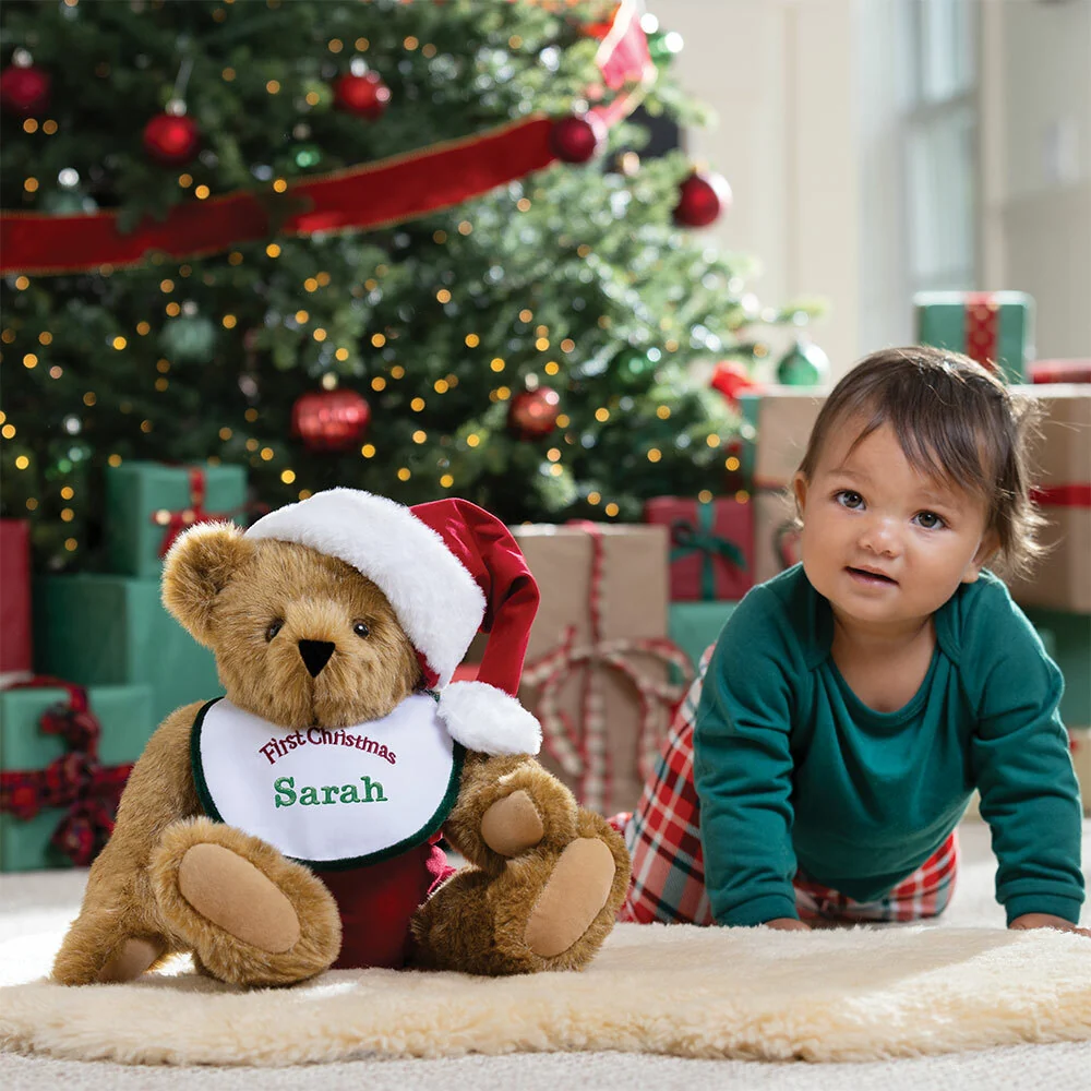15 In. Baby's First Christmas Bear - Image 3