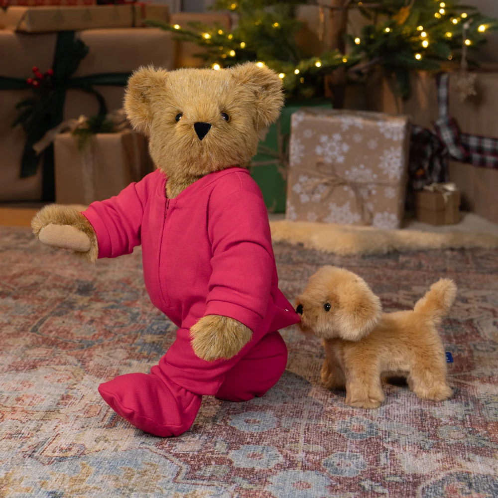 15 In. Bedtime Bear with Puppy - Image 5