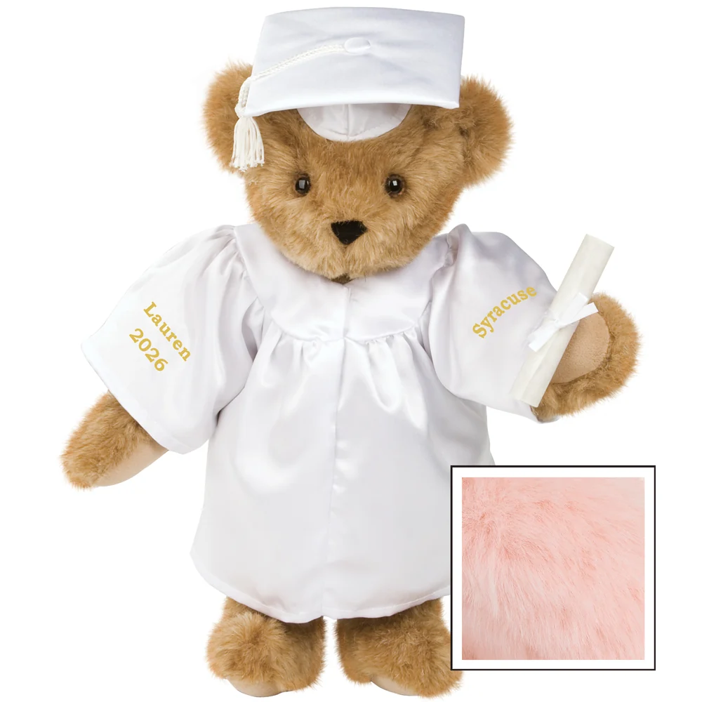 15 In. Graduation Bear in White Gown - Image 5