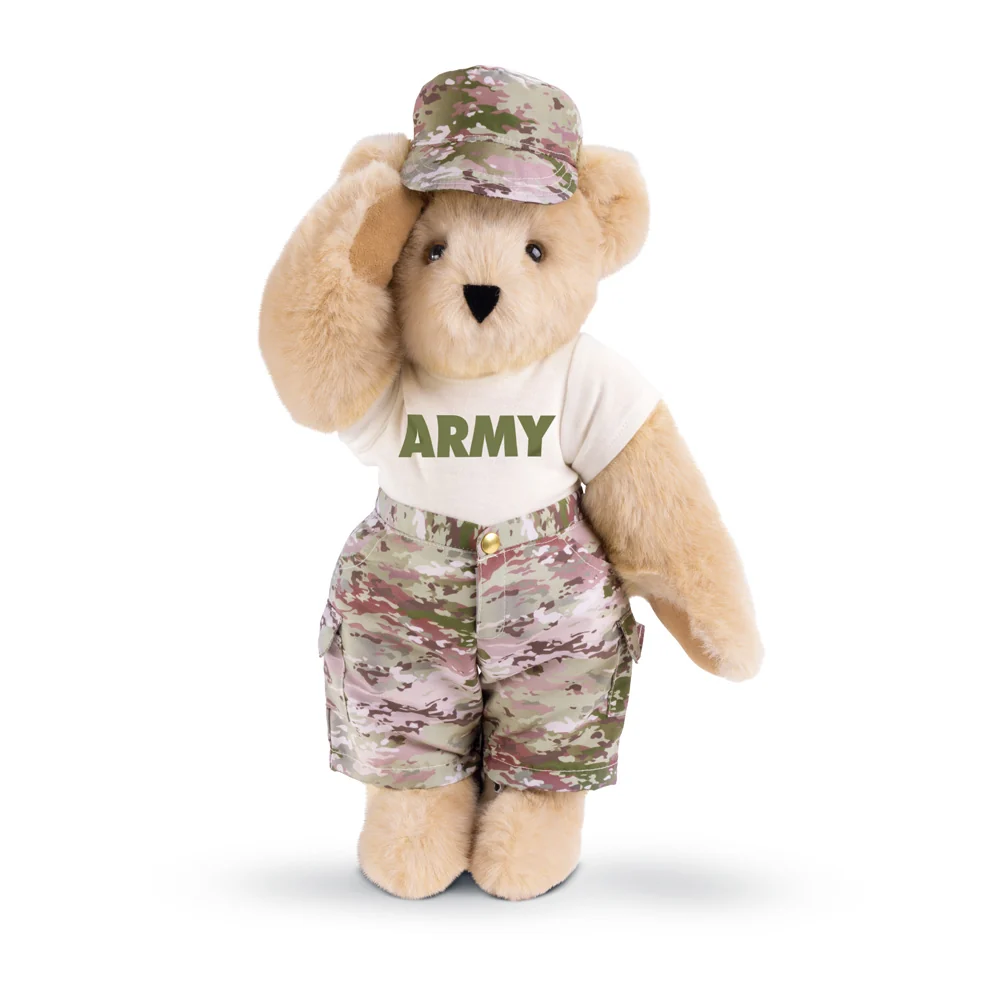 15 In. Honorable Hugs Camouflage Bear - Image 8