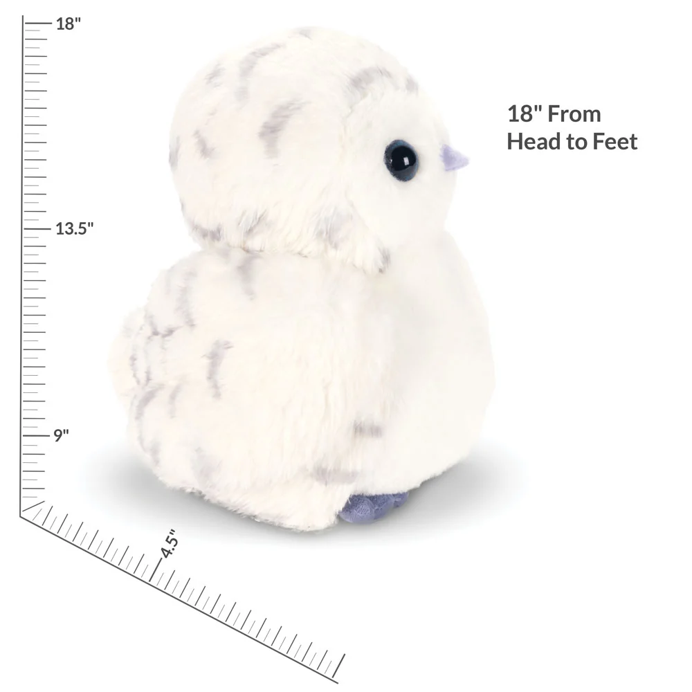 18 In. Oh So Soft Snowy Owl - Image 7