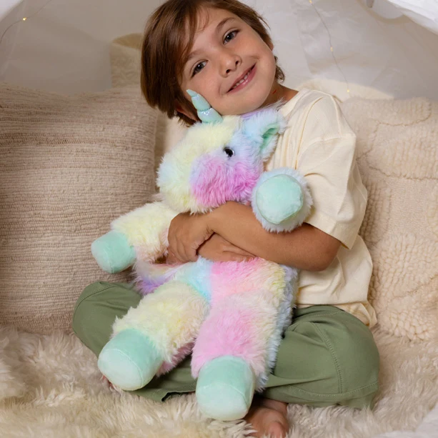 18 In. Oh So Soft Rainbow Unicorn - Image 3