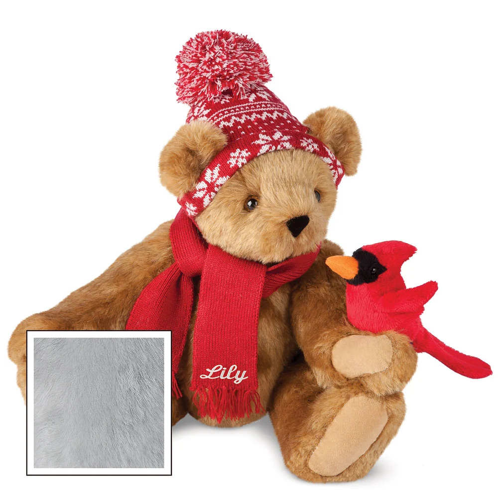 15 In. Season's Greetings Bear - Image 6