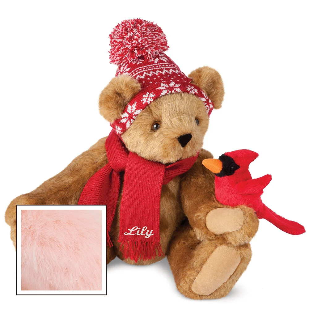 15 In. Season's Greetings Bear - Image 7