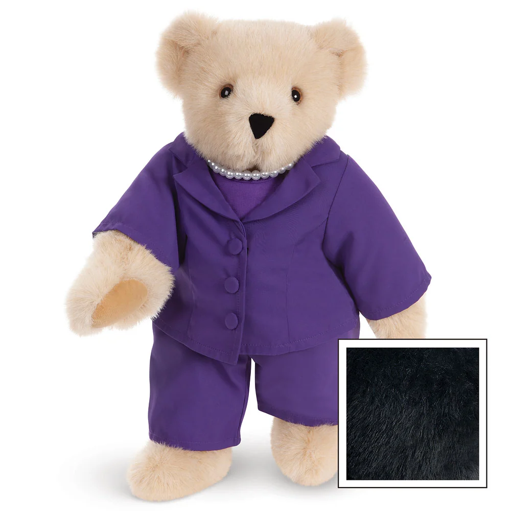 15 In. Business Bear. Purple Suit - Image 4